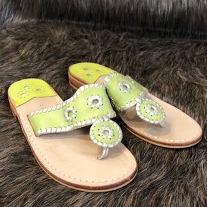 Lime Green Palm Beach Jack Roger Sandals 💚